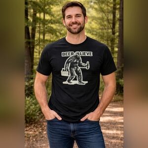 Beerlieve Bigfoot Graphic T-Shirt Seven Springs Funny Tee Size M NWOT
